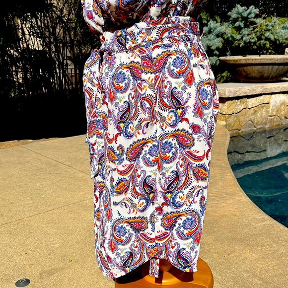 NWT DR2 by Daniel Rainn Paisley Dress - Picture 6 of 9